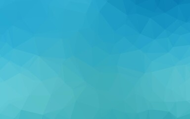 Obraz premium Light BLUE vector abstract polygonal layout.
