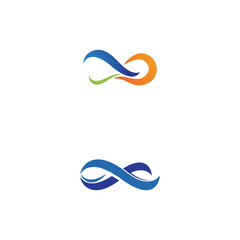Infinity Design Vector icon illustration Logo template design