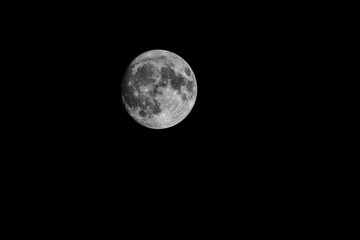  full moon night, Fairbanks, Alaska