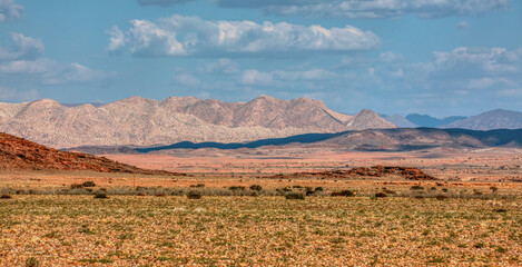 Mountain in Namib desert near brandberg region, wilderness landscape, Namibia, Africa nature