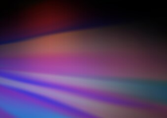 Dark Blue, Red vector blurred shine abstract template.