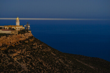 Mesa Roldan lighthouse, Cabo de Gata, Spain