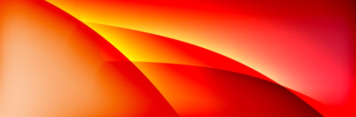 Fluid gradient neon color waves, vector abstract background