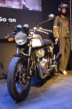 Royal Enfield Continental GT 650&nbsp;motorcycle at Makina Moto show in Pasay, Philippines