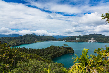 台湾　日月潭の風景
