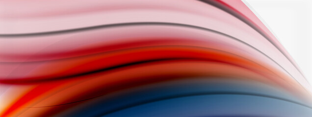 Naklejka premium Abstract Background. Smooth flowing lines, blurred waves, rainbow color style stripes. Vector illustrations for covers, banners, flyers and posters and other