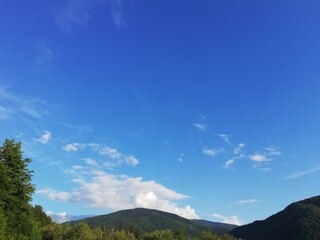 landscape with clouds