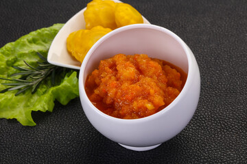 Zucchini squash caviar