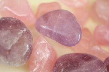 アメジストとローズクォーツ