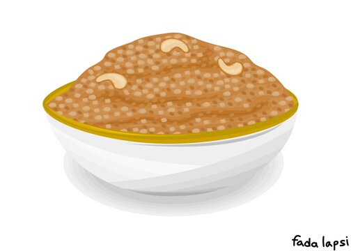 Fada lapsi indian Sweet Dish Food Vector