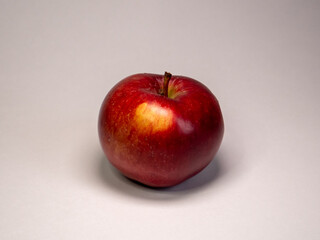 red apples on a white background