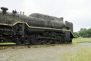 Fototapeta na wymiar D51形式蒸気機関車（小岩井農場）