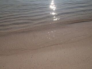 바다의 햇빛 풍경, 반짝거림