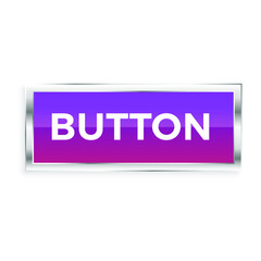 Colorful buttons with chrome frame. Vector 3d illustration isolated on white background. Eps10 vector illustration