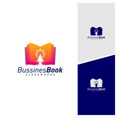 Online Book logo design vector template, Illustration Book design Concept, Icon symbol