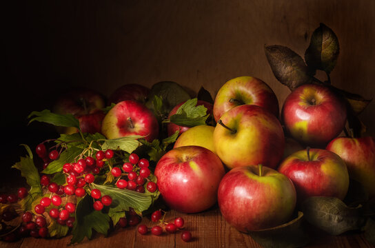 apples and viburnum