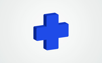 Obraz premium isometric hospital icon 3d style 