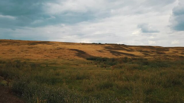 Infertile desolated barren lands of Drobeta Romania