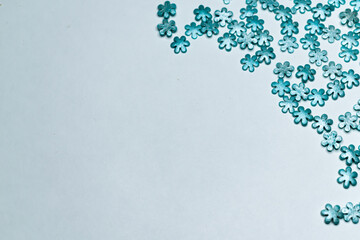 Christmas background. Christmas snowflakes on a white background.