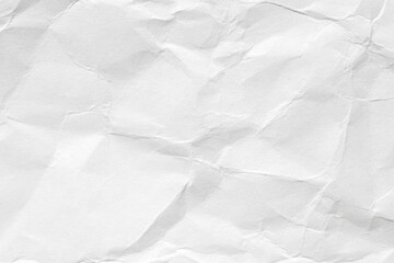 White crumpled paper background, texture old for web design screensavers. Template for various...