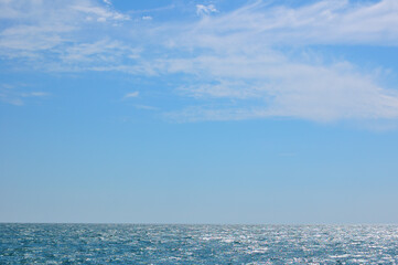 Obraz premium 空と海と雲と