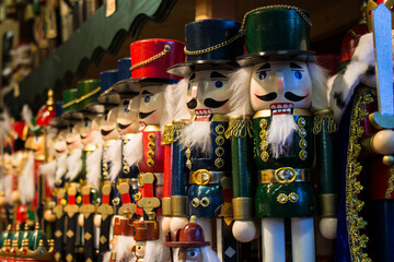 nutcrackers at christmastime