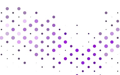 Light Purple vector template with circles.