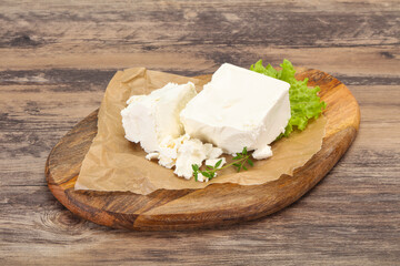 Greek traditional Feta soft cheese