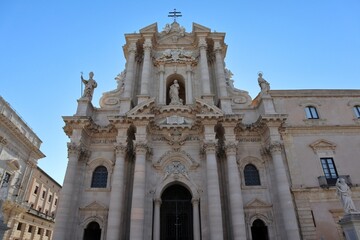 Obraz premium Siracusa - Facciata del Duomo
