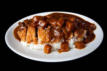 大盛りカツカレー