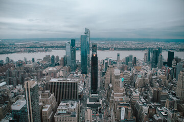 Fototapeta premium Foto de las vistas desde un rascacielos en Nueva York