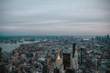 Foto de las vistas desde un rascacielos en Nueva York