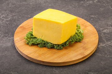 Yellow tilsiter cheese dairy product