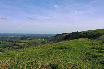 Fototapeta na wymiar Aerial View Of Ditchling Beacon - Sussex