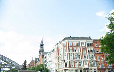 Fototapeta premium Hamburg Kirchen und Gebäude