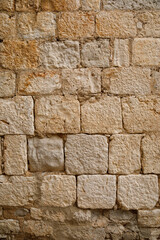Vintage white stone wall texture.