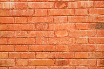 Vintage red brick wall texture.