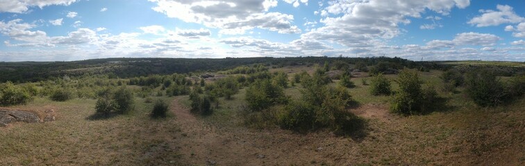 panorama of the mountains