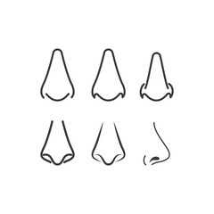 Obraz premium Nose icon