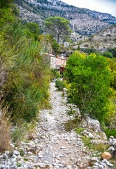 river in the mountains