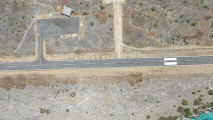 This is an airstrip on the island of Kisar which is close to the ocean and looks so beautiful