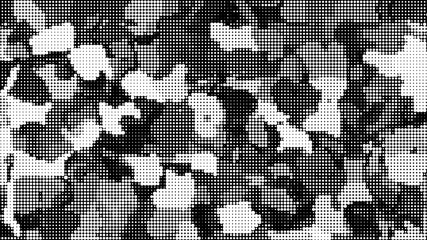 Natural leaf from dots. Vector detailed background. Isolated layers points camouflage. Abstract image for presentation. © codexserafinius