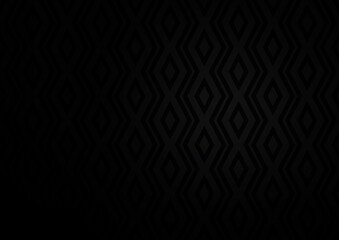 Dark Black vector template with sticks, squares.