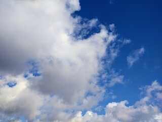 Obraz premium blue sky with clouds