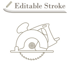 Circular Saw Icon