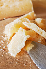 typical Sardinian pecorino aged