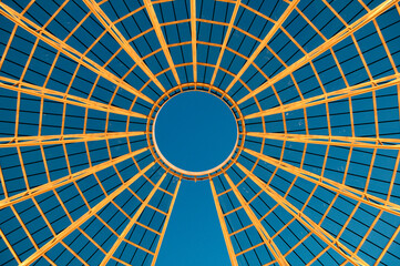 Geometric Glass Dome in Rovereto, Italy