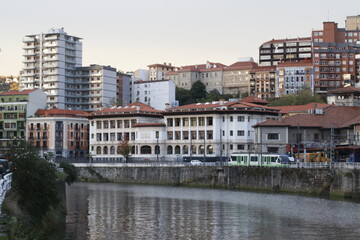 Urbanscape in the city of Bilbao, Spain