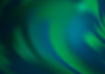 Light Green vector blurred and colored background.