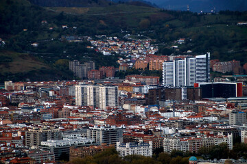 Urbanscape in the city of Bilbao, Spain